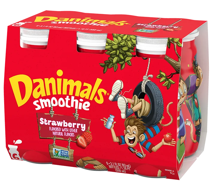 Danimals Strawberry Smoothie 6ct