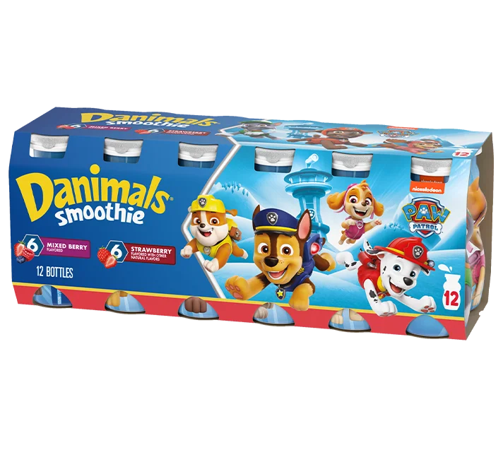 Danimals Strawberry Mixed Berry Smoothies 12pck 