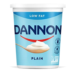 Dannon Low Fat Yogurt, Plain, 32oz