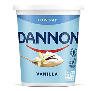 Dannon Low Fat Yogurt, Vanilla, 32oz